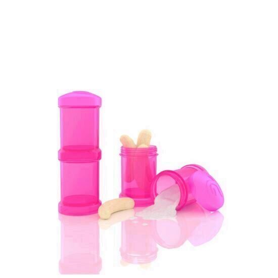 Recipient Twistshake pentru lapte praf 100ml Roz