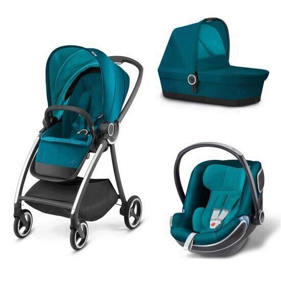 Carucior modular gb Maris 3 in 1 Capri Blue