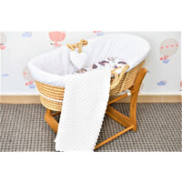 Lenjerie cosulet 2 piese model arici si plus minky  crem